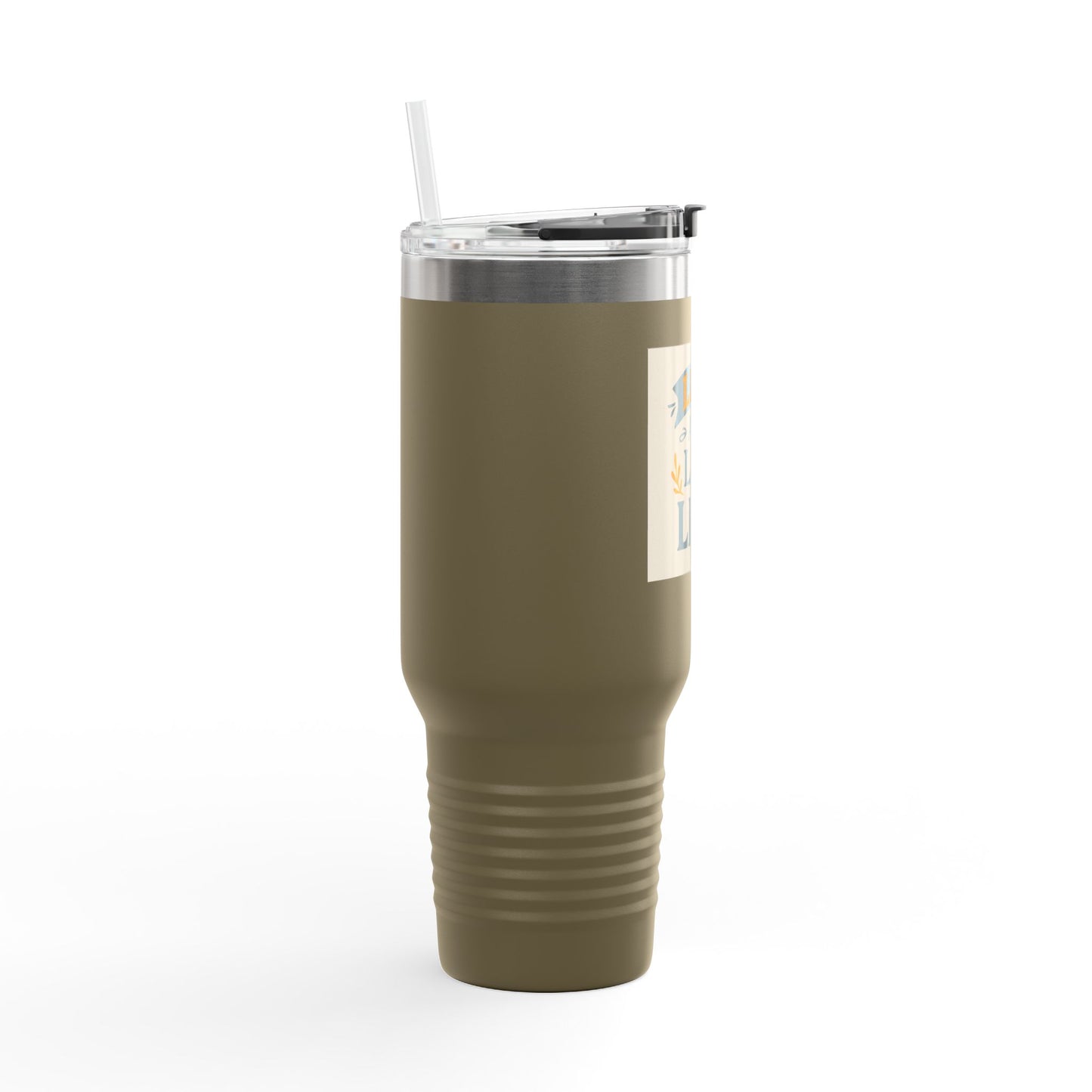 Live and Let Live Insulated Travel Mug - 40oz | Perfect for Travel, Home, Work, Gifts, Daily Hydration